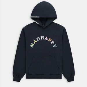 Madhappy Black Hoodie with Multicolor Logo